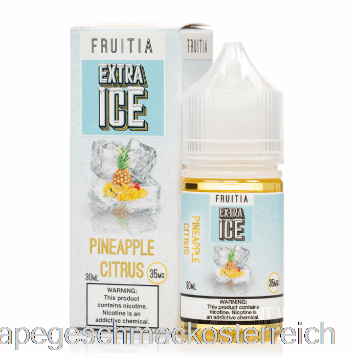 Ananas-Zitrusfrüchte – Extra Eis – Fruchtsalze – 30 Ml, 35 Mg Vape-Geschmack
